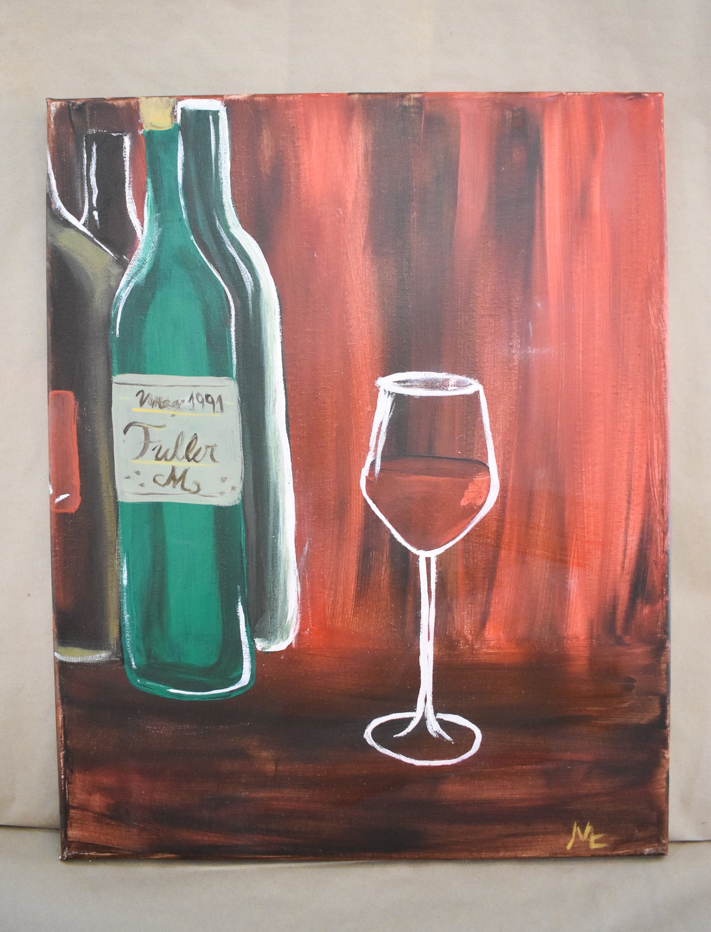 #52 Big and Robust Painted Canvas
