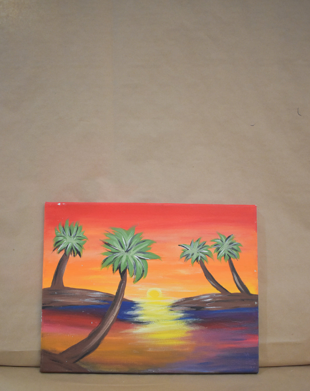 #111 Sunset Painted Canvas (Medium)