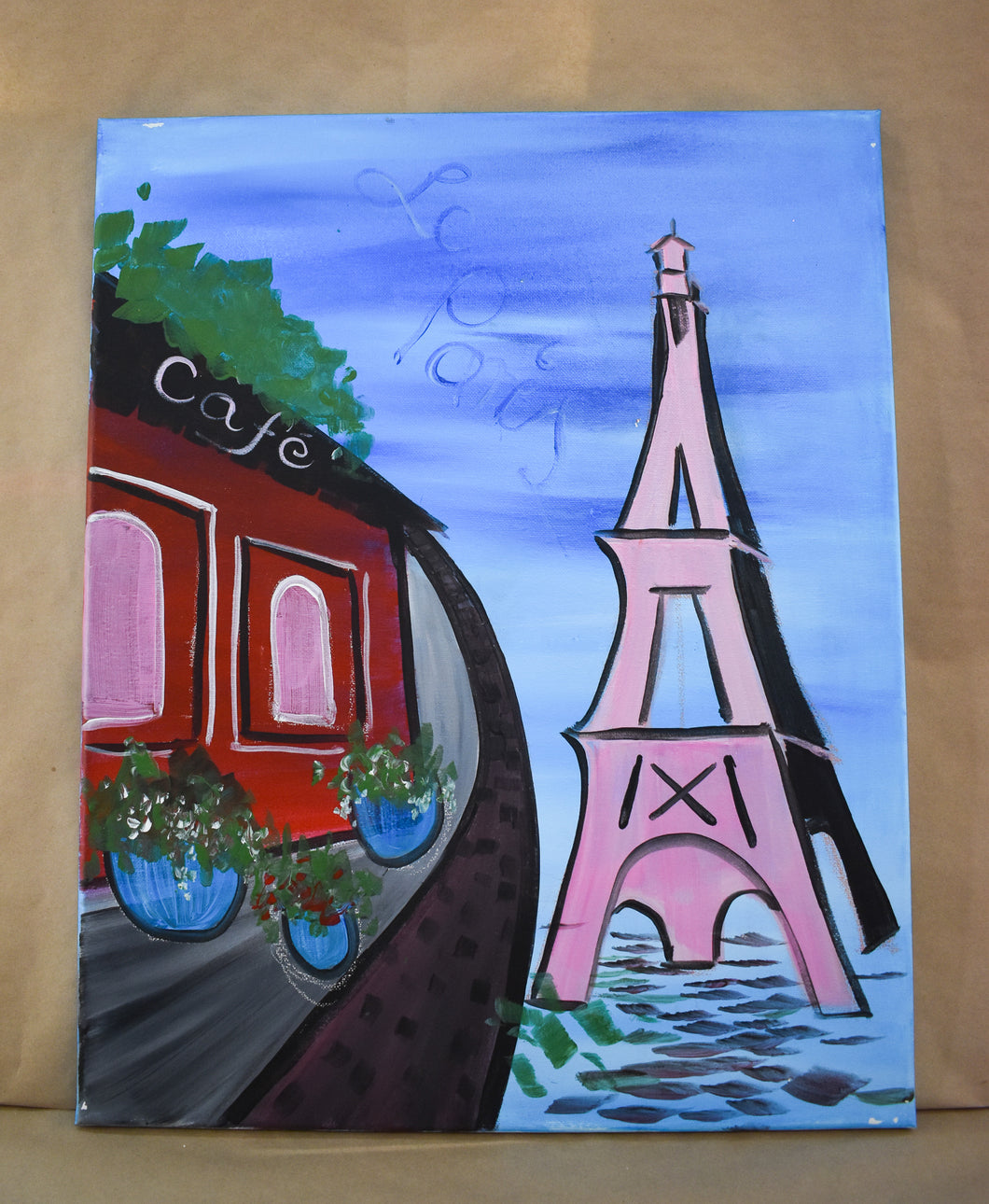 #59 Paris Painted Canvas
