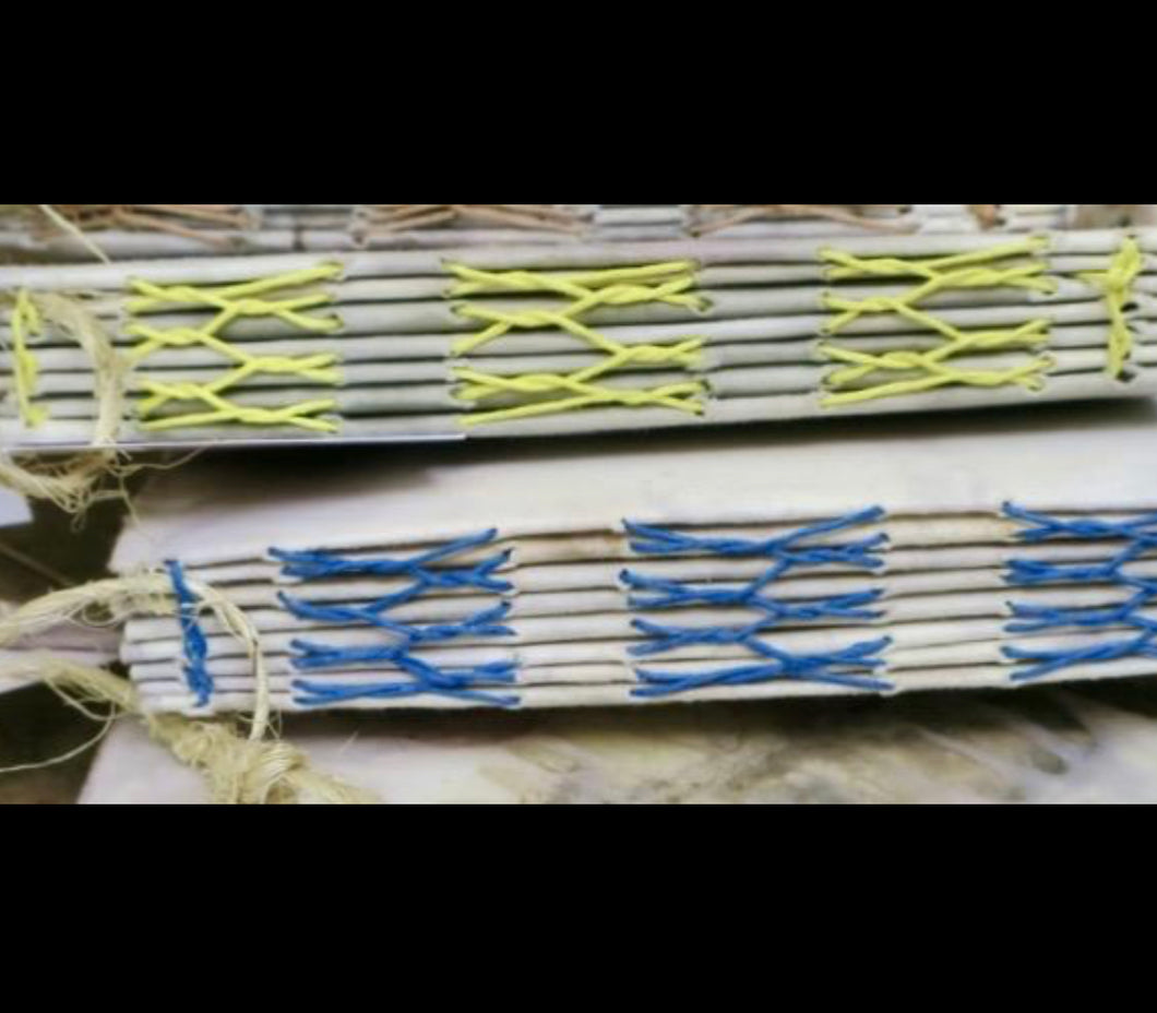 HANDMADE PLANT STAINED PAPER JOURNALS