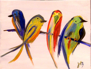 Birds Four Paint Kit (8x10 or 11x14)