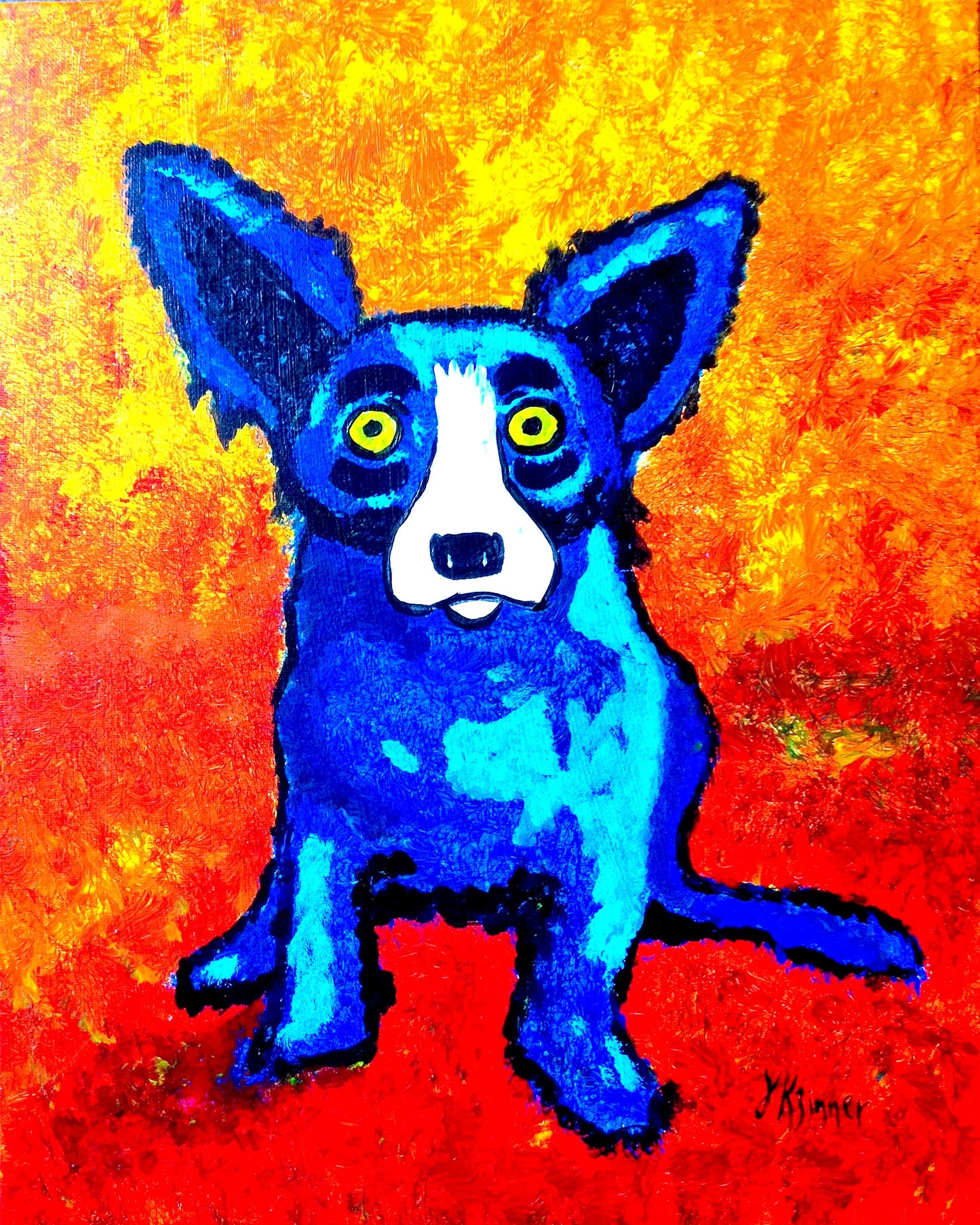Blue Dog Paint Kit (8x10 or 11x14)