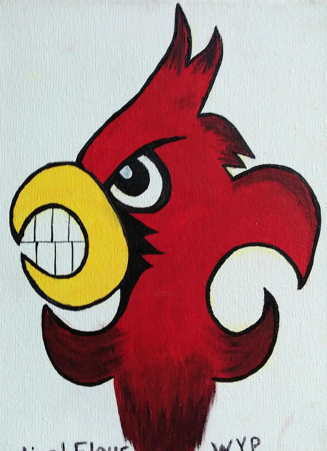 Cardinal Fleur De Les Paint Kit (8x10 or 11x14)