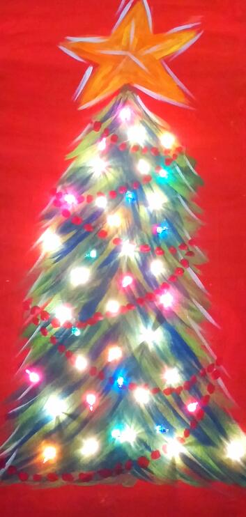 Christmas Tree Tall Paint Kit (8x10 or 11x14)