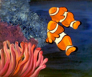 Clownfish Paint Kit (8x10 or 11x14)