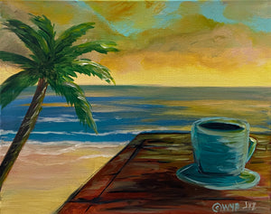 Coffee On The Beach Paint Kit (8x10 or 11x14)