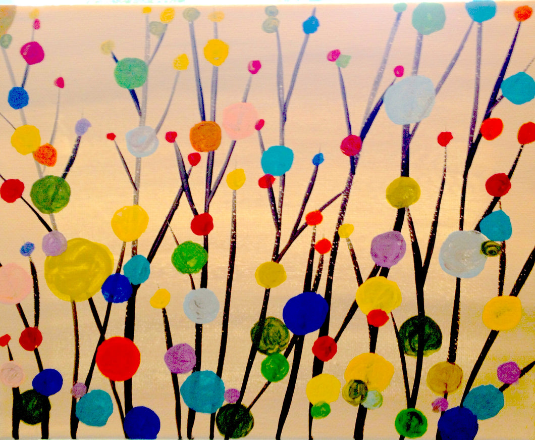 Dots On Twigs Paint Kit (8x10 or 11x14)