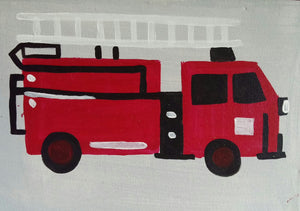 Firetruck Paint Kit (8x10 or 11x14)