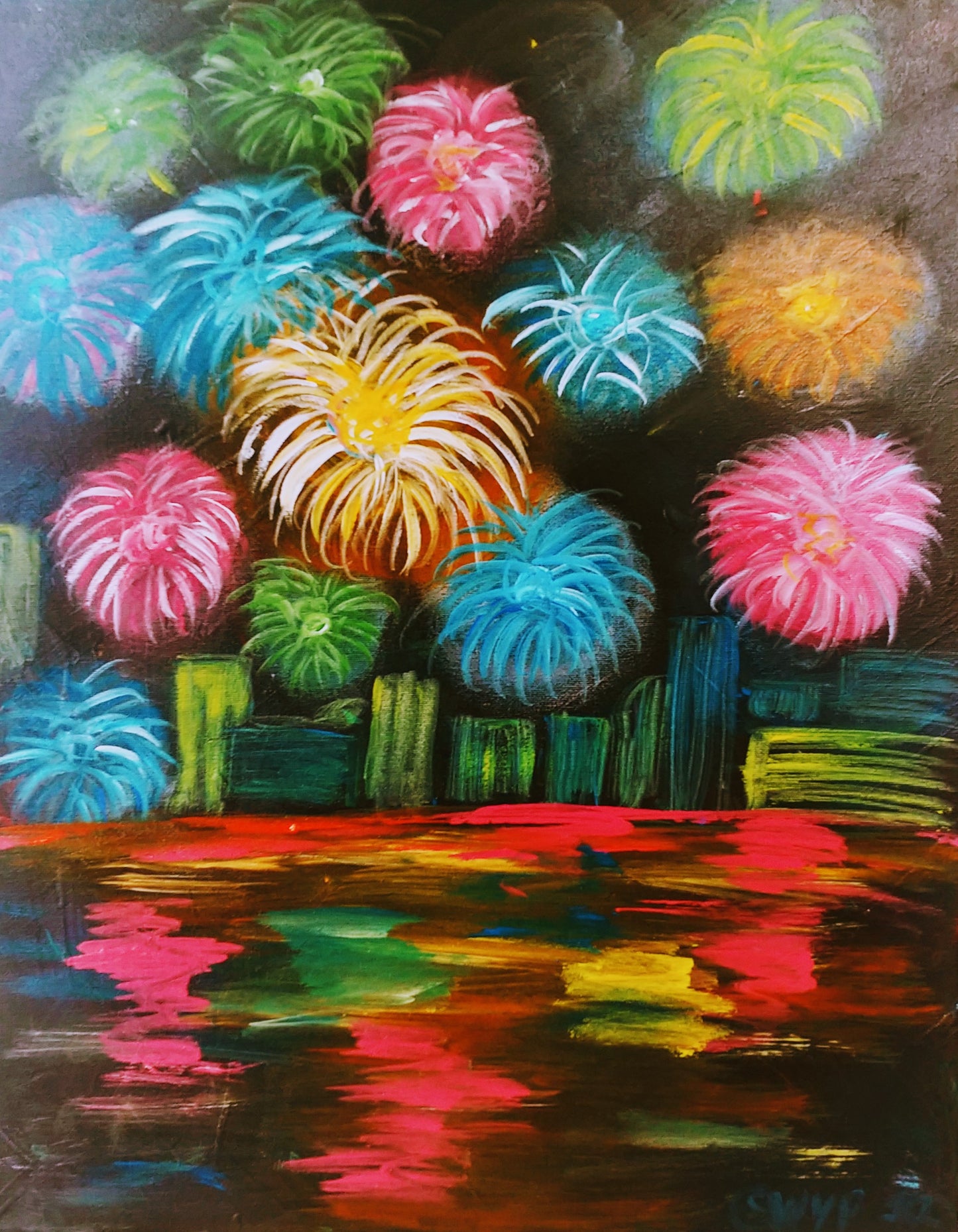 Fireworks Paint Kit (8x10 or 11x14)