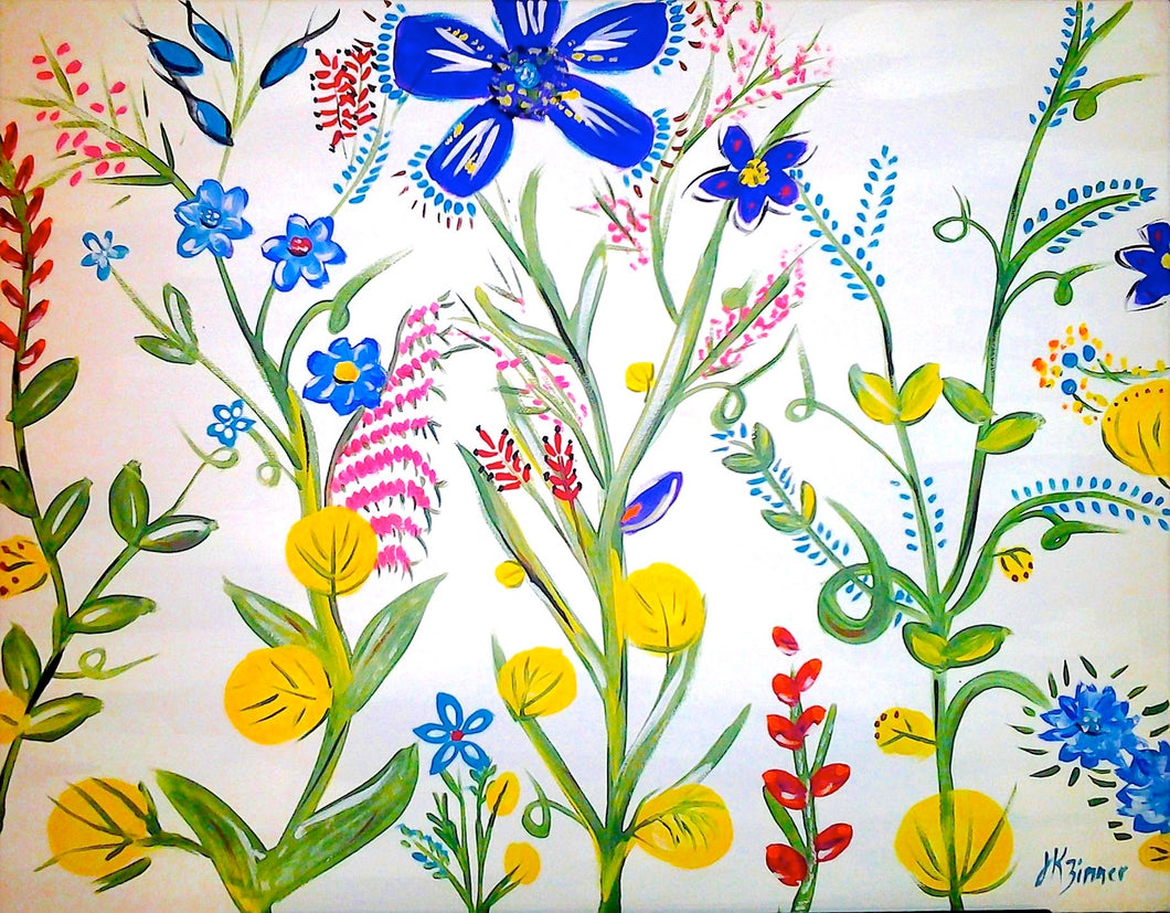 Floral Paint Kit (8x10 or 11x14)