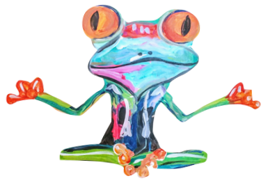 Frog Peace Paint Kit (8x10 or 11x14)