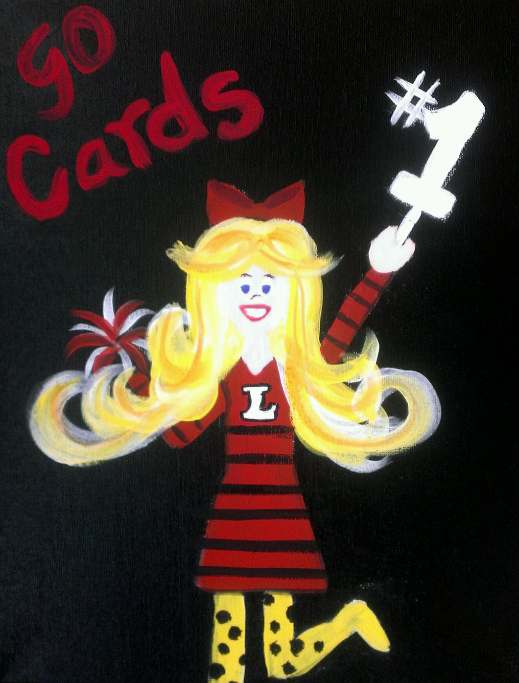 Go Cards Girl Paint Kit (8x10 or 11x14)