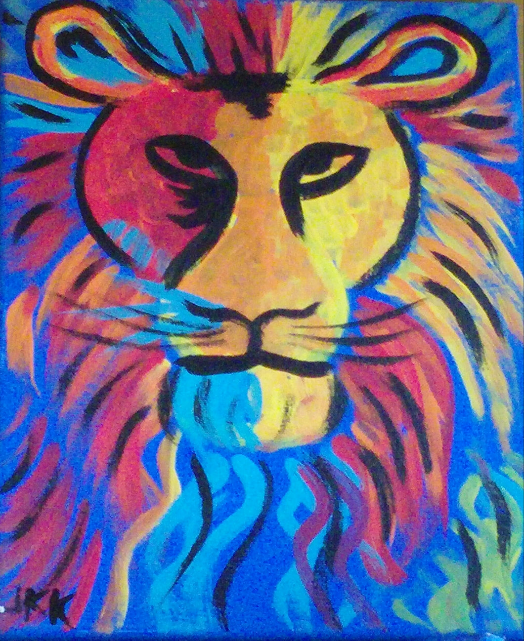 Lion Face Paint Kit (8x10 or 11x14)