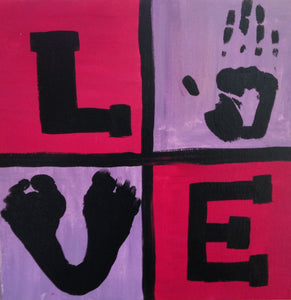 Love Prints Paint Kit (8x10 or 11x14)