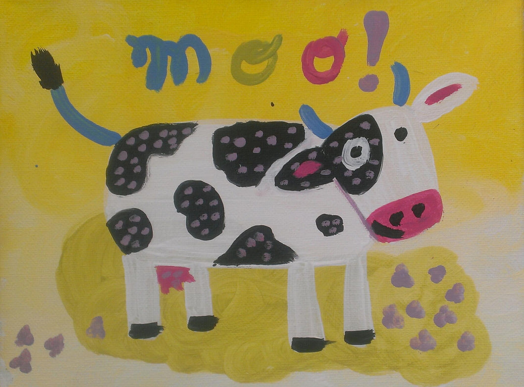 Moo! Paint Kit (8x10 or 11x14)