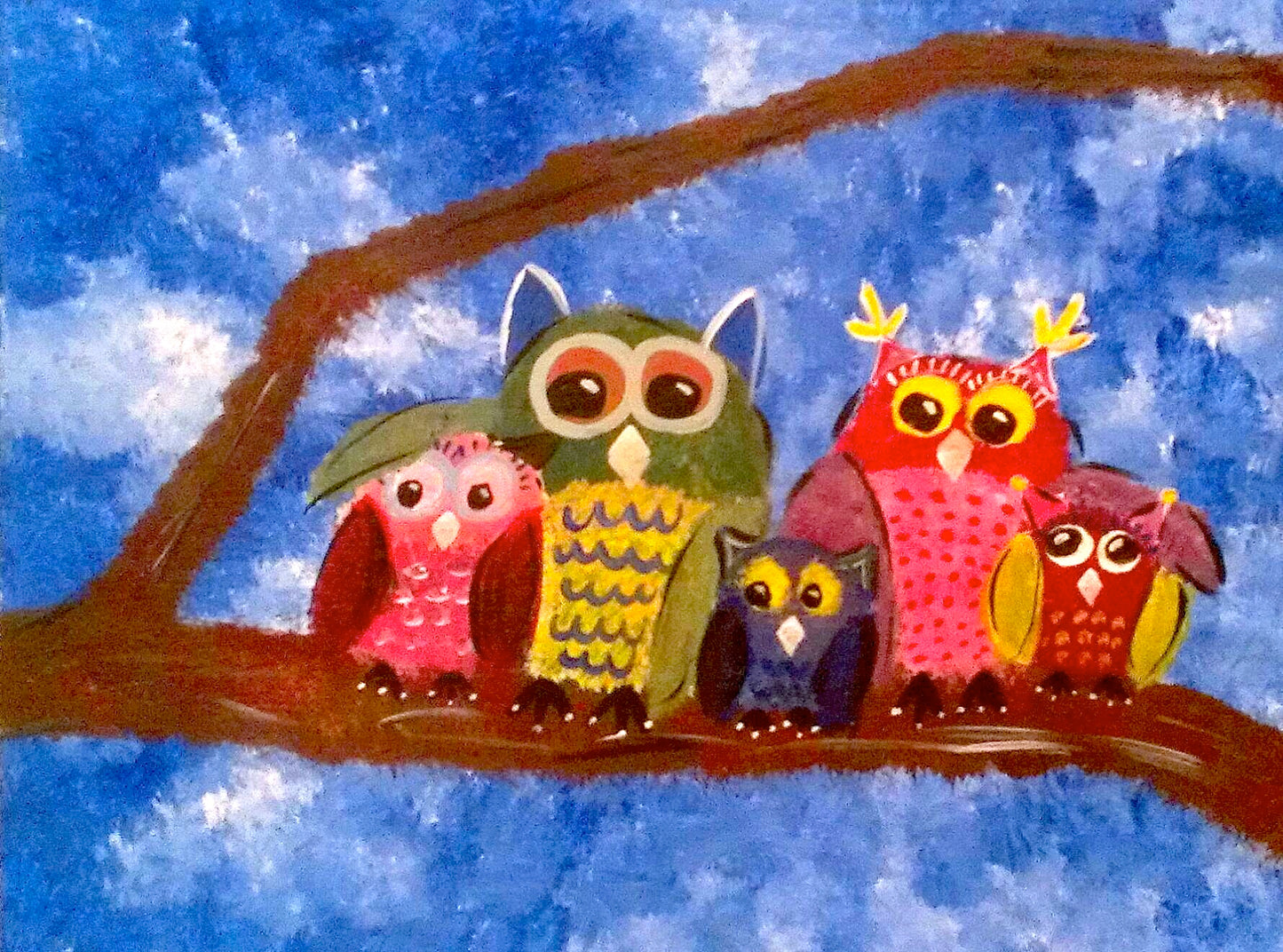Owl Family Paint Kit (8x10 or 11x14)