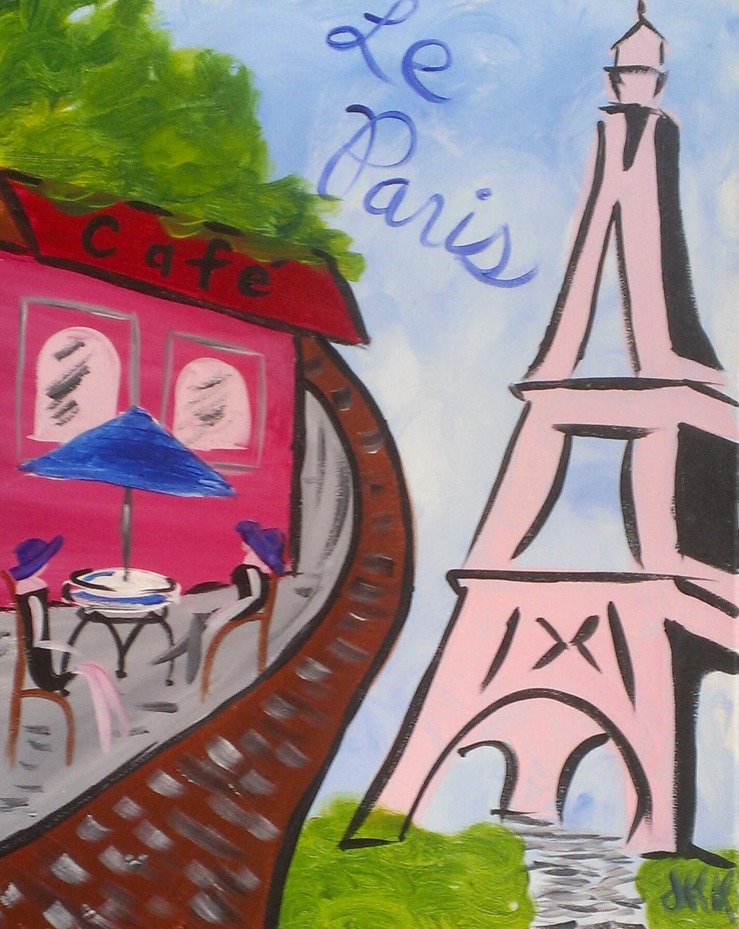 Paris Paint Kit (8x10 or 11x14)