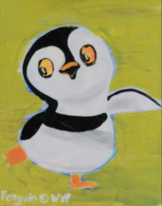 Penguin Paint Kit (8x10 or 11x14)