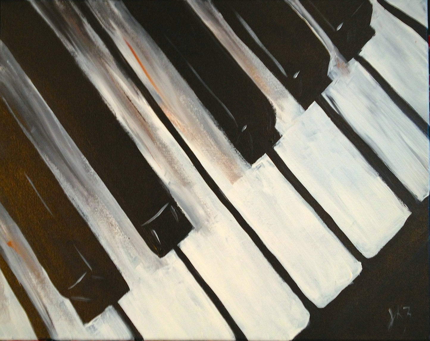 Piano Keys Paint Kit (8x10 or 11x14)