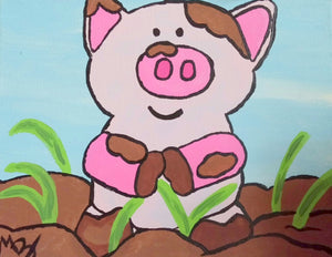 Pig Muddy Paint Kit (8x10 or 11x14)
