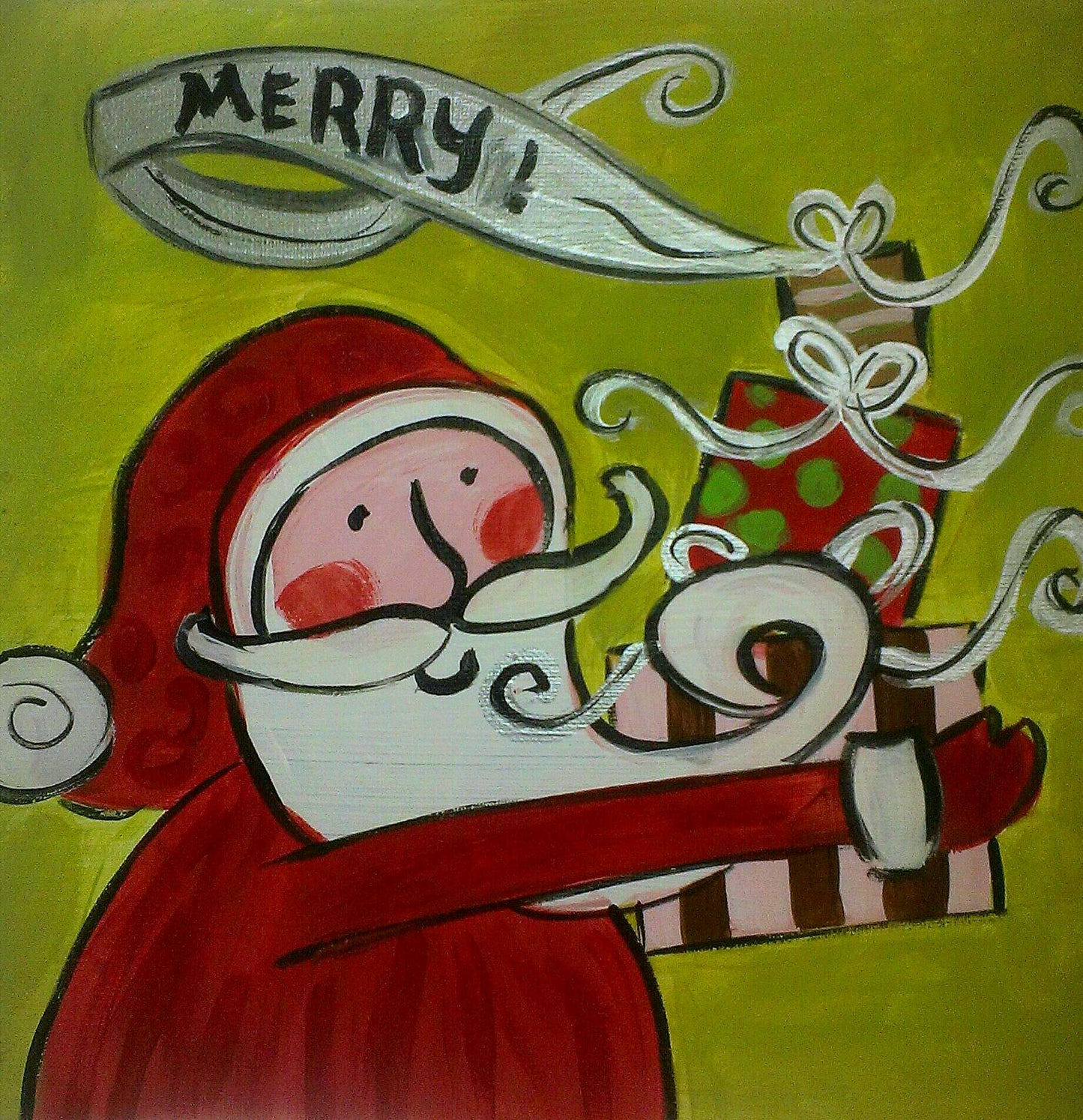 Santa Merry Paint Kit (8x10 or 11x14)