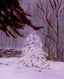 Snow Tree Paint Kit (8x10 or 11x14)