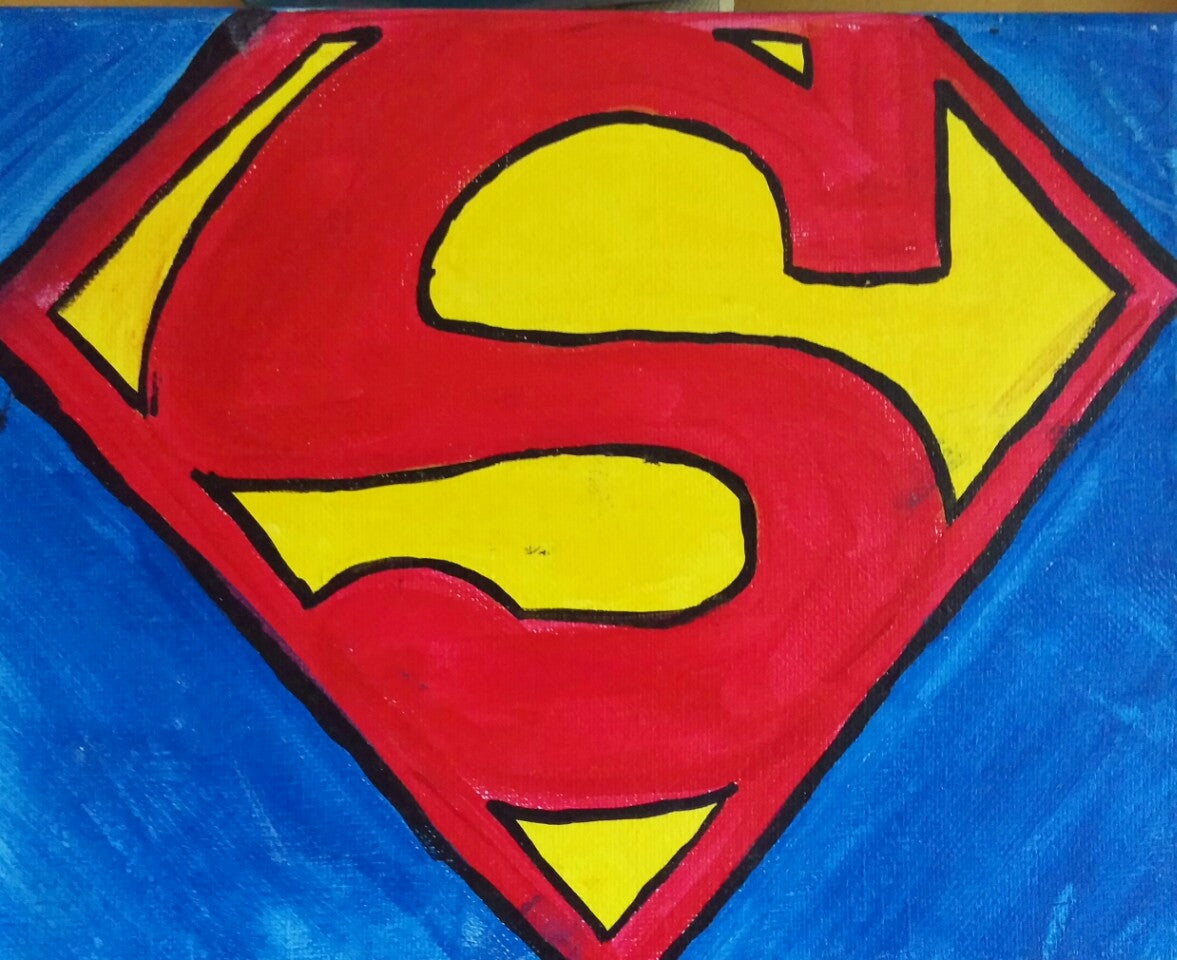 Superman Paint Kit (8x10 or 11x14)