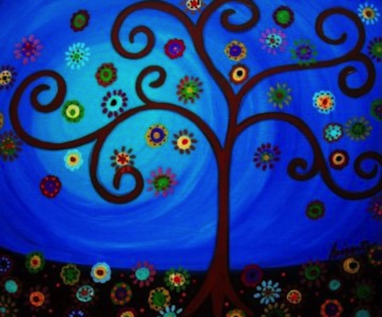 Swirly Tree Paint Kit (8x10 or 11x14)