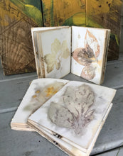 Load image into Gallery viewer, HANDMADE PLANT STAINED PAPER JOURNALS
