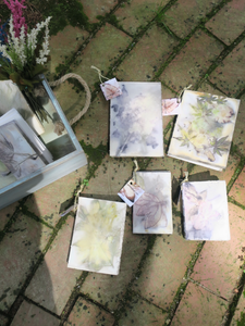 HANDMADE PLANT STAINED PAPER JOURNALS